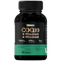 Coenzima Q10 200mg Vit C Vit E 60 Cápsulas Vitaease Coenzima Q10 200mg Vit C Vit E 60 Cápsulas Vitaease