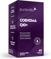 Coenzima Q10+ 200mg + Vitamina E - 60 Cápsulas - Puravida