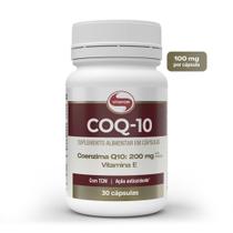 Coenzima Q10 30 capsulas COQ10 200mg por porção com vitamina E Vitafor Ação Antioxidante