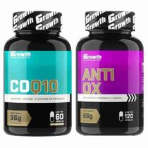 Coenzima Q10 60 Caps + Anti-Ox Antioxidante 120 Caps Growth