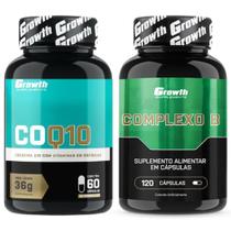 Coenzima Q10 60 Caps + Complexo B 120 Caps Growth