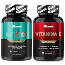 Coenzima Q10 60 Caps + Vitamina E 75 Caps Growth