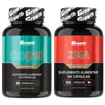 Coenzima Q10 60 Caps + Zma 120 Caps Growth Supplements