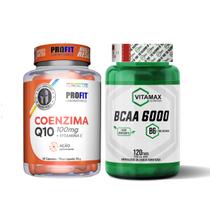 Coenzima Q10 60 Cápsulas Profit + BCAA 6000 120 TABS Vitamax