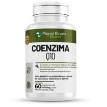 Coenzima Q10 600mg 60 Cáps + Selênio Vitamina E C B2 B6 - Floral Ervas