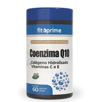 Coenzima Q10 Com Colágeno Vitaminas C e E 60 Cápsulas Fitoprime Coenzima Q10 Com Colágeno Vitaminas C e E 60 Cápsulas Fitoprime
