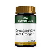 Coenzima q10 com ômega 3 nature daily 30 cápsulas sidney oliveir
