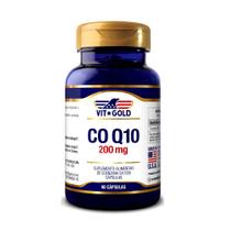 Coenzima Q10 CoQ10 200mg Vitgold 60 cápsulas