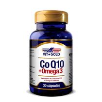 Coenzima Q10 CoQ10 com Ômega 3 1000 mg Vitgold 30 cápsulas