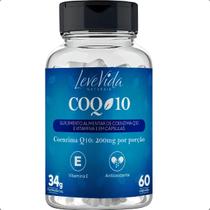 Coenzima Q10 COQ10 Leve Vida 60 Cápsulas 34g Coenzima Q10 COQ10 Leve Vida 60 Cápsulas 34g