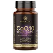 Coenzima Q10 CoQ10 + Omega 3TG - 120 Caps / 60 Doses - Essential Nutrition