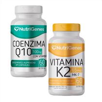 Coenzima Q10 - Coq10 + Vitamina K2 - MK-7 - Nutrigenes Coenzima Q10 - Coq10 + Vitamina K2 - MK-7 - Nutrigenes