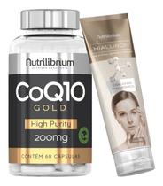 Coenzima Q10 Gold 60 Caps + Creme Facial Ácido Hialurônico - Nutrilibrium