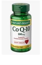Coenzima Q10 Heart Health 100 mg 75 cápsulas Natures Bounty, sabor sem sabor