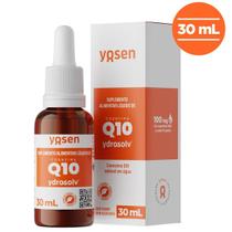 Coenzima q10 liquida alta absorcao em gotas ydrosolv yosen 30ml mais vitalidade vegano