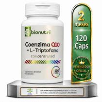 Coenzima Q10 Ltriptofano 120caps Energia Sono bem estar