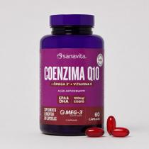 Coenzima Q10 Sanavita 100mg + Ômega 3tg + Vitamina E 60 Caps Coenzima Q10 Sanavita 100mg + Ômega 3tg + Vitamina E 60 Caps
