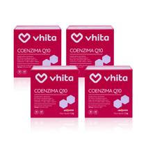 Coenzima q10 Ubiquinol 120mg com Vitamina B12 e Vitamina C em filme Vhita ( 4 unidades)