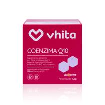 Coenzima q10 Ubiquinol 120mg com Vitamina B12 e Vitamina C em filme Vhita