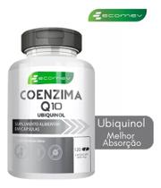 Coenzima Q10 Ubiquinol Puro 100% Absorção 500mg 120 Cápsulas Ecomev