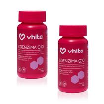 Coenzima Q10 Ubiquinona 120mg Com Vitamina E e TCM 30 cáps (2 unidades) - Vhita