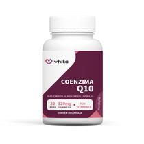 Coenzima Q10 Vhita 120 mg com TCM e Vitamina E em cápsulas