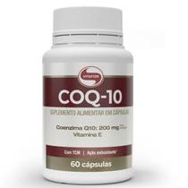 Coenzima q10 Vitafor 200mg/Dose Vitamina E Antioxidante Energia Suplemento 60 Cápsulas Coenzima q10 Vitafor 200mg/Dose Vitamina E Antioxidante Energia Suplemento 60 Cápsulas
