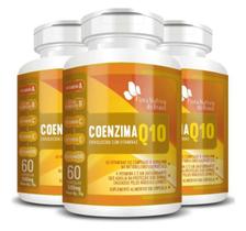 Coenzima Q10 + Vitaminas A, B, C, E 60 Cápsulas KIT 3 UNIDADES - Flora Nativa