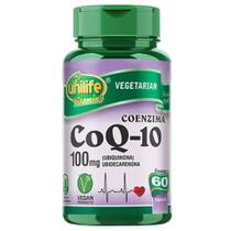 Coenzima Ubiquinona CoQ-10 Vegano 60 cáps 100mg - Unilife