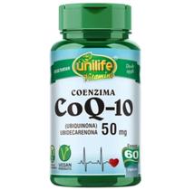 Coenzima Ubiquinona CoQ-10 Vegano 60 cáps 50mg - Unilife