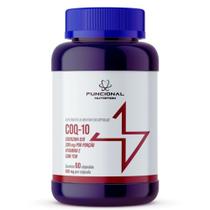 Coezima Q10 Funcional Nutrition 60 cápsulas 200mg por porção Coezima Q10 Funcional Nutrition 60 cápsulas 200mg por porção