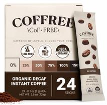Coffee COFFREE Orgânico Descafeinado Instantâneo 24 Sachês Torra Clara
