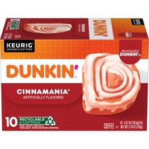 Coffee Dunkin' Cinnamon Roll com sabor de 10 cápsulas K-Cup