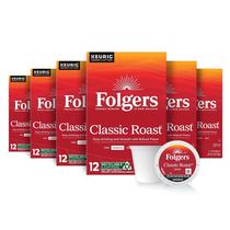 Coffee Folgers K Cups Classic Roast Medium 72 cápsulas K-Cup