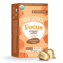 Coffee Four Sigmatic Focus, cogumelo orgânico de 10 quilates Coffee Four Sigmatic Focus, cogumelo orgânico de 10 quilates