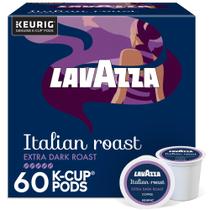 Coffee Lavazza Italian Roast K-Cup em cápsulas de 60 quilates extra escuras