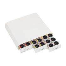 Coffee Pod Organizer Mind Reader, capacidade de 36 cápsulas, branco