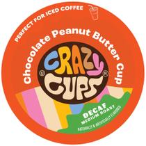 Coffee Pods Crazy Cups Copo de manteiga de amendoim com chocolate descafeinado x22