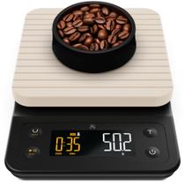Coffee Scale Greater Goods de 3 kg de precisão com temporizador Birch