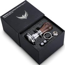 Coffee Tamper KNODOS 54mm para máquinas Breville V2 Walnut