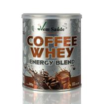 Coffee Whey 300g Sabor Doce de Leite Suplemento Proteico com Café para Pré e Pós-Treino