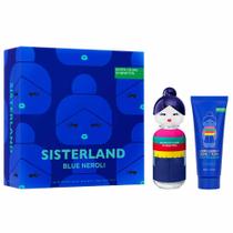 Coffret Benetton Blue Neroli United Colors Sisterland Kit - Perfume Feminino EDT + Creme Corporal