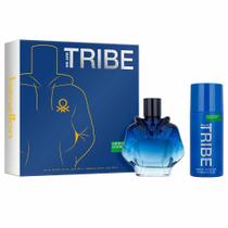 Coffret Benetton Kit - Perfume Tribe Masculino EDT + Dêo Colônia