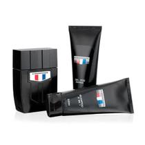 Coffret camaro black - kit - perfume 100ml masc. + shampoo 3x1 100ml + gel pós barba 100ml