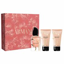 Coffret Giorgio Armani Sí Kit - Perfume Feminino EDP Intense + Body Lotion + Shower Gel Coffret Giorgio Armani Sí Kit - Perfume Feminino EDP Intense + Body Lotion + Shower Gel