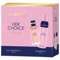 Coffret La Rive Kit - Perfume Her Choice Feminino EDP + Desodorante Coffret La Rive Kit - Perfume Her Choice Feminino EDP + Desodorante