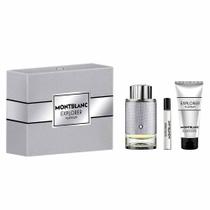 Coffret Montblanc Explorer Platinum Kit Perfume Masculino EDP + Gel de banho + Travel Size
