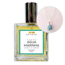 Coffret Perfume Gemma Água-Marinha 100ml + Pingente Presente