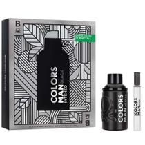 Coffret United Colors Man Black Intenso Benetton Kit - Perfume Masculino EDP + Travel Size Coffret United Colors Man Black Intenso Benetton Kit - Perfume Masculino EDP + Travel Size