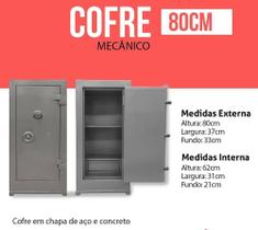 Cofre 80cm blindado